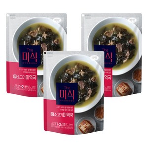 더미식 큰 소고기미역국, 500g, 3개