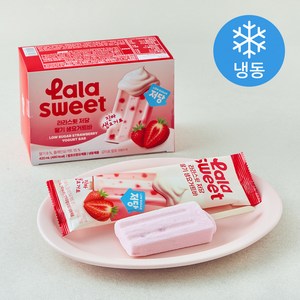 라라스윗 저당 딸기 생요거트바 (냉동), 6개입, 70ml, 1개
