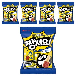 롯데웰푸드 젤리셔스 짱셔요 콜라맛, 50g, 5개