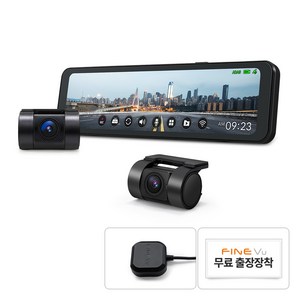 파인뷰 전후방 QHD FHD 2채널 룸미러 블랙박스 R5 POWER 실내형, 32GB, 무료장착쿠폰 + G...