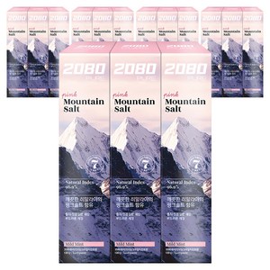2080 퓨어치약 핑크마일드민트향, 120g, 15개