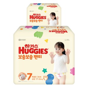 하기스 뉴 보송보송 팬티형 기저귀 공용, 7단계, 68매