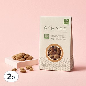 유가원 유기농 생아몬드, 200g, 2개