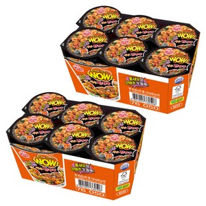 오뚜기 와우 새우 진짬뽕 컵 80g, 12개