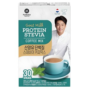 맥널티커피 산양유 단백질 스테비아 커피믹스, 10g, 30개입, 1개