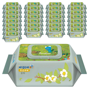 페넬로페 프르미에 포레 저자극 아기물티슈 리필형, 55g, 70매, 30개