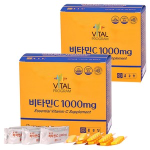 바이탈프로그램 비타민C 1000mg, 200정, 2개