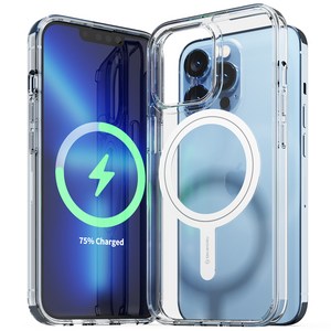 신지모루 2배 자력 M 에어클로 마그네틱 맥세이프 호환 투명 휴대폰 케이스