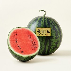 원두막 수박 골드, 5kg 이상, 1개