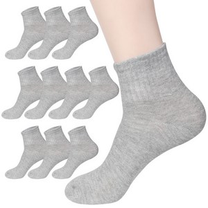 두발로 남성용 스포츠 커버 밴딩 양말 10켤레