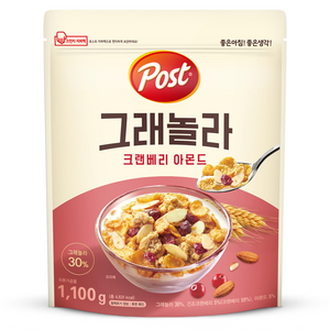 포스트 그래놀라 크랜베리 아몬드, 1.1kg, 1개