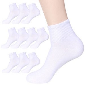 두발로 남성용 스포츠 커버 밴딩 양말 10켤레