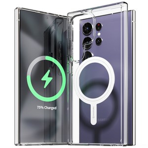 신지모루 2배 자력 M 에어클로 마그네틱 맥세이프 호환 투명 휴대폰 케이스