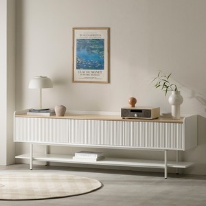 웰퍼니쳐 아띠 템바보드 거실장 2000 도어 방문설치