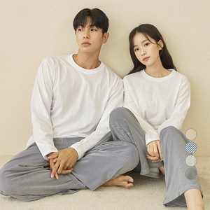 도씨 커플용 클린 실크터치 9부 파자마 바지 D-3652