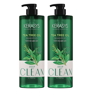 케라시스 티트리 오일 두피 샴푸, 1L, 2개