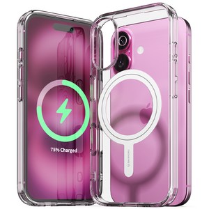 신지모루 2배 자력 M 에어클로 마그네틱 맥세이프 호환 투명 휴대폰 케이스