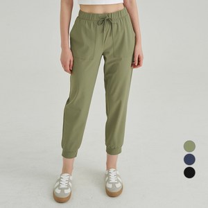 ELLE PARIS 여성 스트레치 조거 팬츠