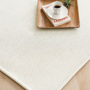 스칸디앤홈 먼지없는 쉐브론 사이잘룩 러그 워셔블 거실 카페트