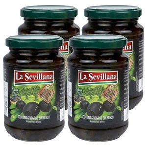 라세빌라나 블랙올리브, 370g, 4개