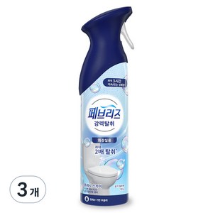 페브리즈 에어 화장실용 강력 탈취제 본품 프레시스카이, 165g, 3개