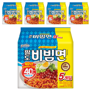 팔도 비빔면, 25개, (5개입 X 상세페이지 참조 X 상세페이지 참조)