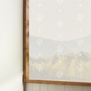 홈트너 창문 점착형 7중 단열뽁뽁이 강아지