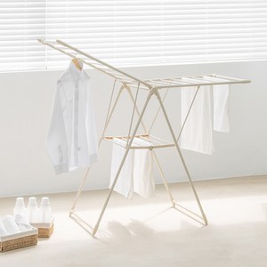 홈앤미 튼튼한 스틸 빨래건조대 2단