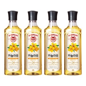 해표 카놀라유, 500ml, 4개