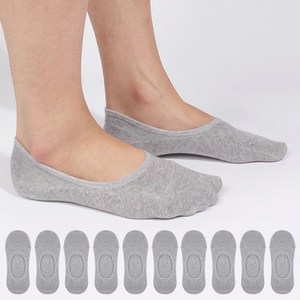 두발로 남성용 안벗겨짐 자물쇠 페이크삭스 10켤레