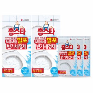 홈스타 보글보글 발포 변기 세정제, 180g, 2개