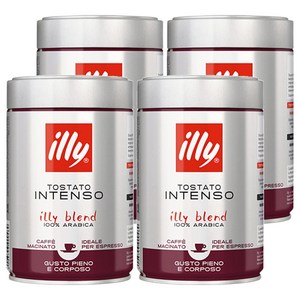 일리 인텐소 볼드 로스트 그라운드, 에스프레소, 250g, 4개