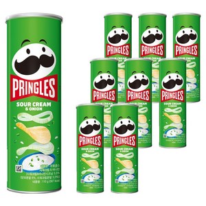 프링글스 사워크림 앤 어니언, 110g, 9개