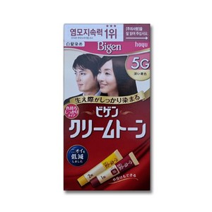 비겐 크림톤 염색제 40g, 5G진한밤색, 1개