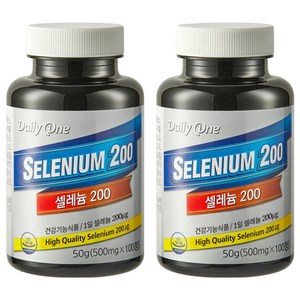 데일리원 셀렌 200, 100정, 2개