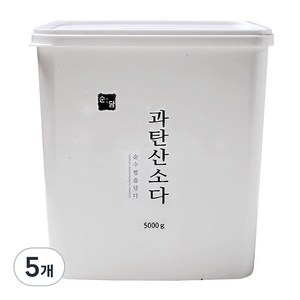 순담 과탄산소다 세정제, 5kg, 5개