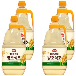 해표 양조식초, 1.8L, 4개