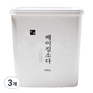 순담 베이킹소다 세정제, 5kg, 3개