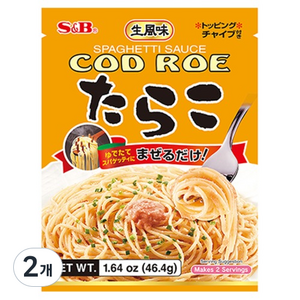 에스앤비 스파게티 소스 명란, 46.4g, 2개