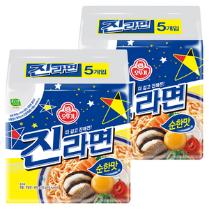 오뚜기 진라면 순한맛 120g, 10개, (5개입 X 2팩)