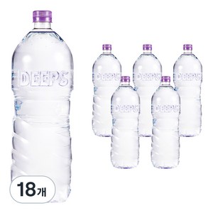 딥스 해양심층수 에코골드 무라벨, 2L, 18개
