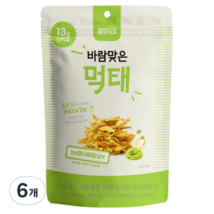 것플렉스 바람맞은 먹태 청양와사비마요맛, 25g, 6개