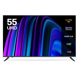 이노스 4K UHD LED TV 55인치 제로베젤 티비, 138cm(55인치), E5500UHD, 벽걸이형, 방문설치