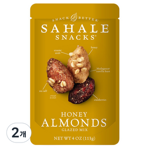 사할리스낵스 스낵 허니 아몬드, 113g, 2개