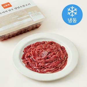 우미학 압구정 한우 양념 소불고기 (냉동), 600g, 1개