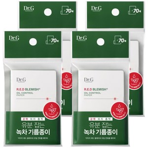 닥터지 레드 블레미쉬 오일 컨트롤 페이퍼, 70개입, 4개