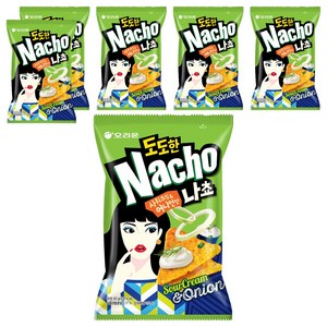 오리온 도도한 나쵸 사워크림 어니언맛, 92g, 6개