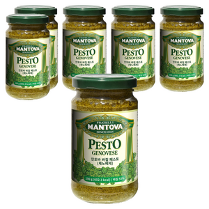 만토바 바질 페스토 제노베제, 190g, 6개