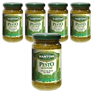 만토바 바질 페스토 제노베제, 190g, 5개