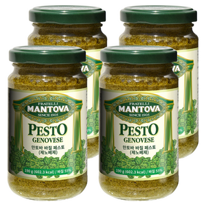만토바 바질 페스토 제노베제, 190g, 4개